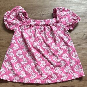 Mini Boden Pink Floral Kids Top